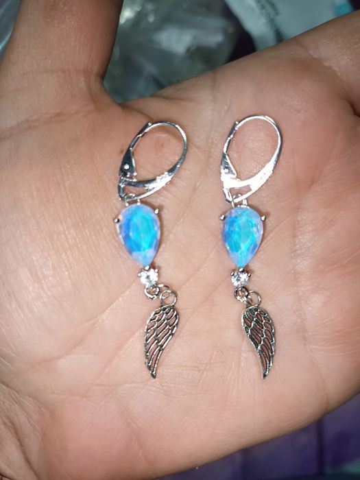 Aripi îngeri și pietre blue