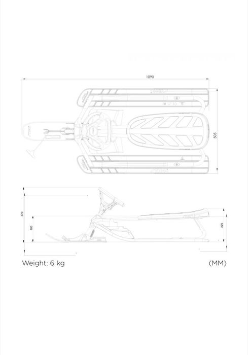 Sanie Stiga snowracer iconic albastru