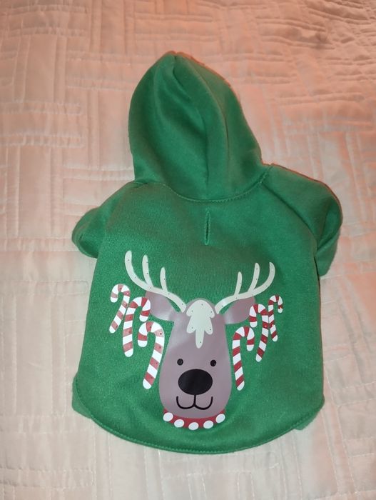 Коледен суитчър за малко куче,коте светещ