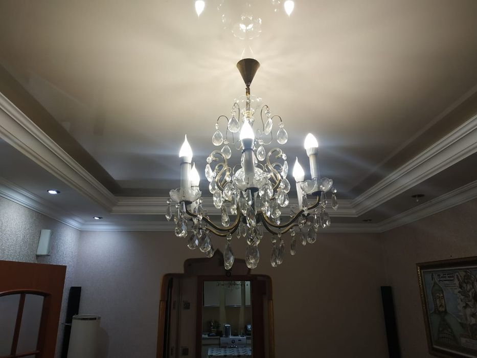 Люстра хрустальная, СССР / Чехословакия, 1980-е