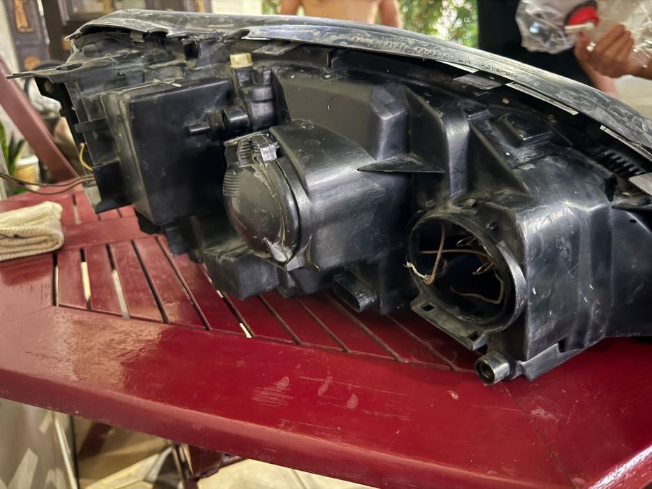 Левая фара  рестайлинг мерседес w220, лиса