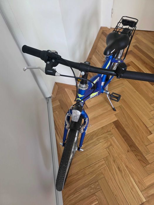 Vând bicicletă copii Zündapp Yellow 2.0, roți 20 inch, culoare albastră, ca noua