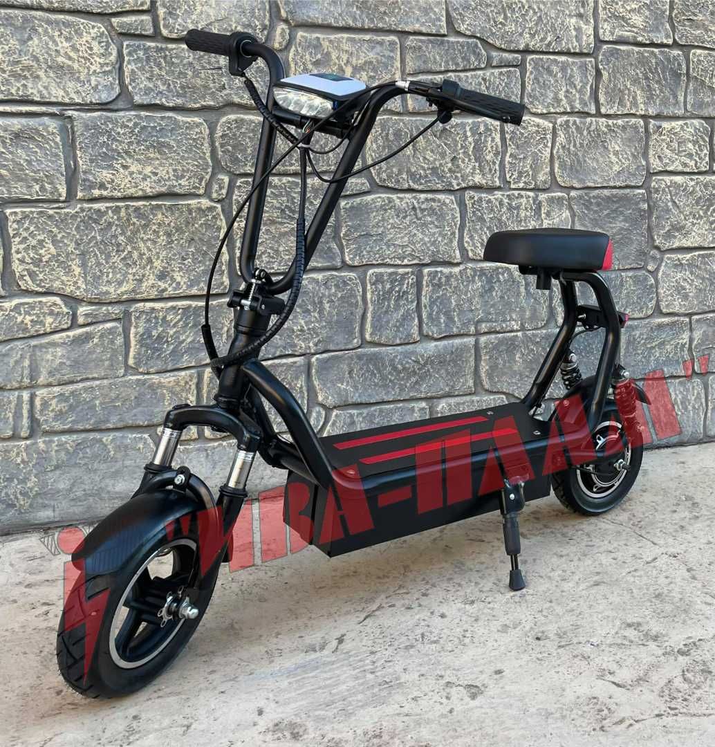 Електрически мини скутер 750W,48V+Амортисьори+Сгъваема кормилна част гр ...