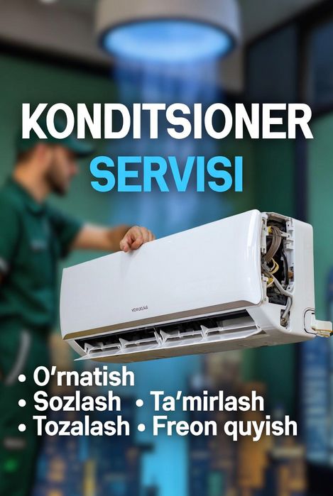 Konditsioner ustanovka / Кондиционер установка / remont / zapravka /