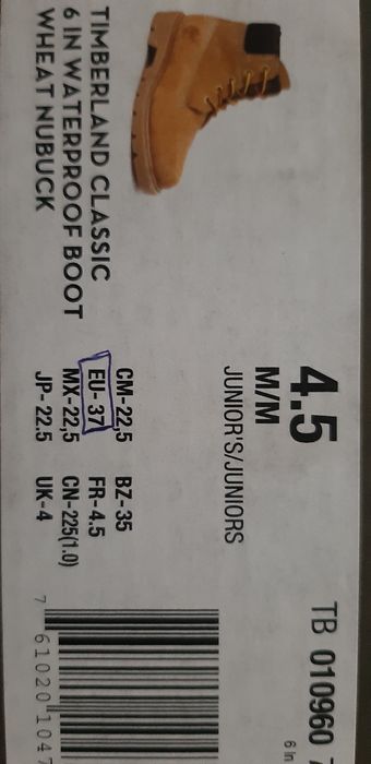 Ghete Timberland fete marimea 37