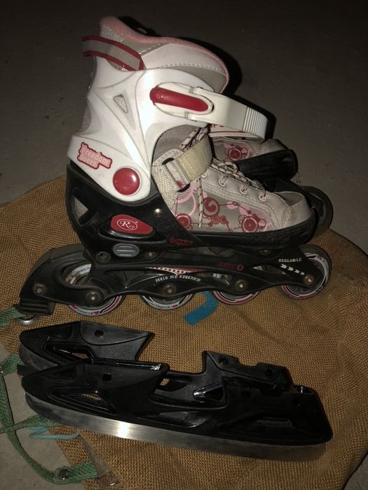 Role cu roti silicon si/sau patine reglabile 37-40 perfecte