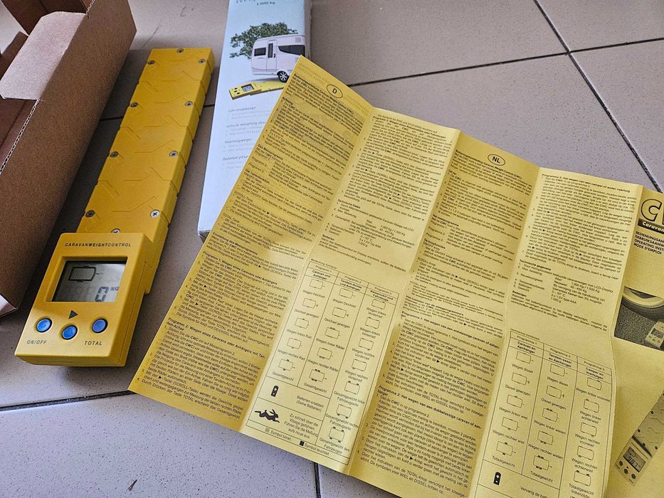 Reich controlul greutății pentru rulotă portabilă 1000 kg
