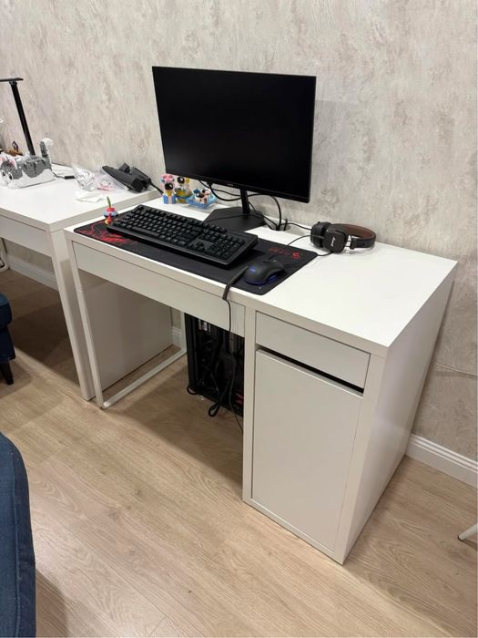 Стол белый икеа микке