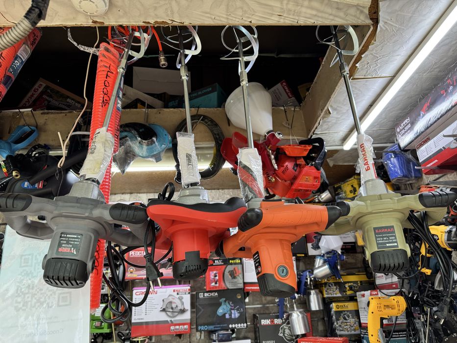 Строительные миксеры разные «P.I.T.» «Texa», «KEDR», «Байкал»