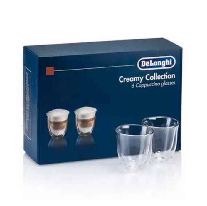 Стакан Delonghi для капучинo с двойными стенками 6 шт