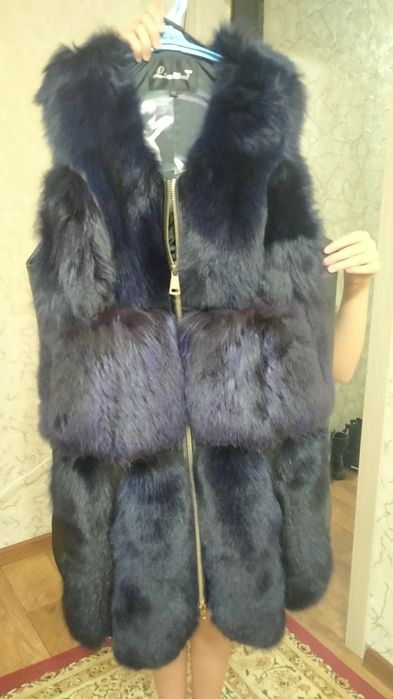 Меховая жилетка 48-50 размер