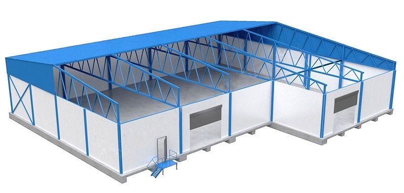 Гараж из сэндвич-панелей своими руками: материалы для строительства сендвичной к