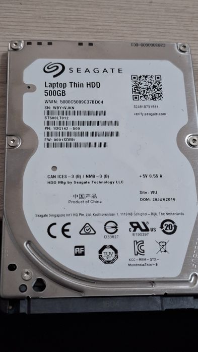 HDD 2.5 500 Gb Seagate.