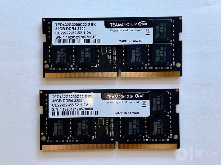 Оперативная память для ноутбука TEAMGROUP Elite DDR4 32GB