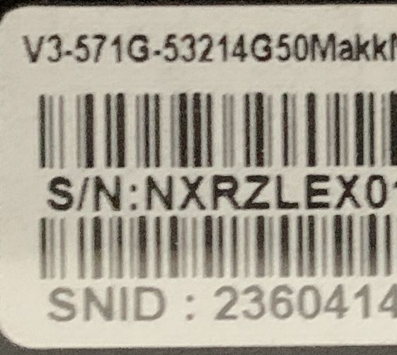 Vand/schimb laptop Acer V3-571G-53214G50Makk, i5-3210M, SSD 500GB,  8 GB,  GT630M 2GB
