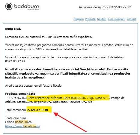 Uscător rufe Slim Beko 7kg A++, ca nou – Urgent mutare