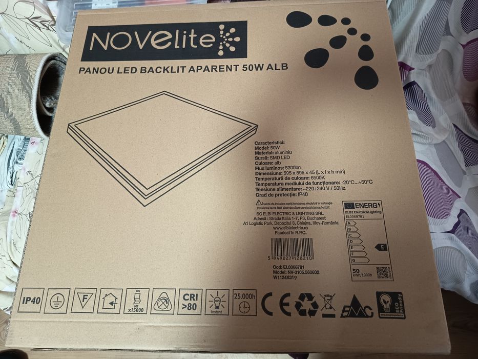 Plafoniere  50W Led/5300 Lumeni (4 Bucăți)