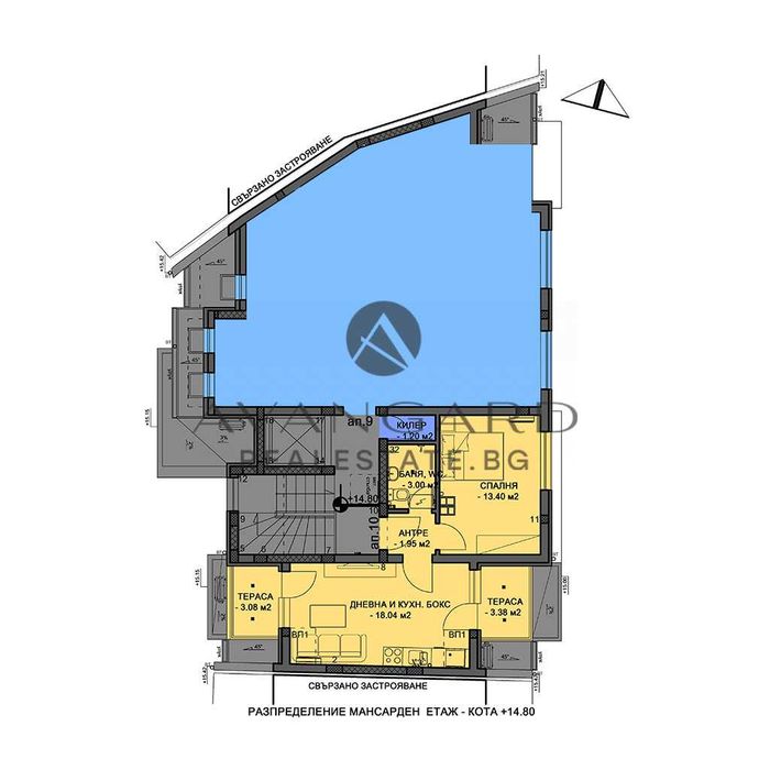 Продава се Двустаен апартамент в Пловдив, Център - 64 кв.м за 1435 €/кв.м - Снимка #2