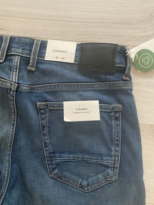 Blugi barbati Thermo Straight, noi