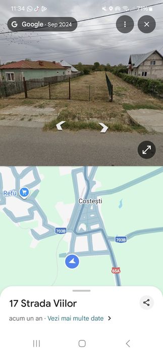 teren de vânzare costesti