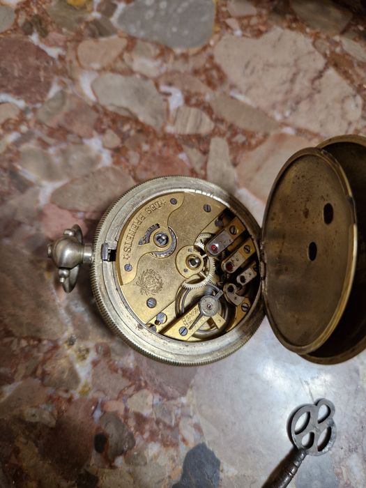 Прекрасен антикварен османски джобен часовник