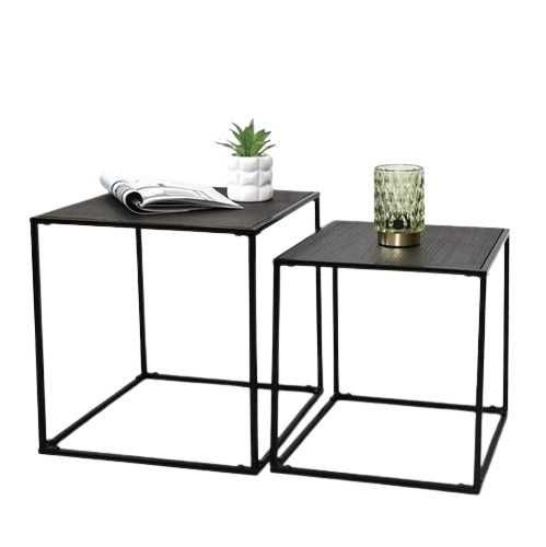 Комплект маси, Холна маса с метална рамка, 2бр