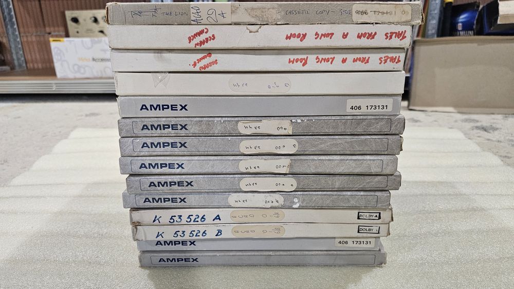 Ampex 406 и Scotch магнетофонни ролки NAB 10.5"