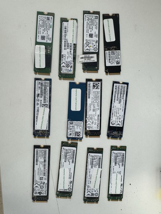 SSD NVME M.2 2280 128/256/512 GB Втора употреба различни марки