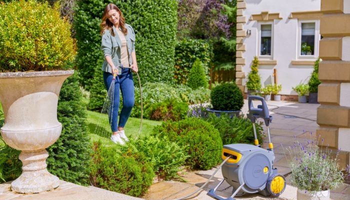 Автоматическая катушка со шлангом на колёсах HoZelock MobileAR 35m