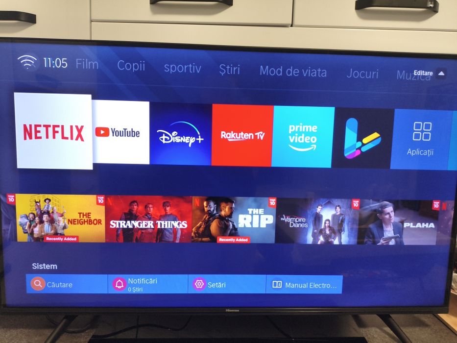Televizor LED Smart HISENSE 43A7100F, Ultra HD 4K, 108cm