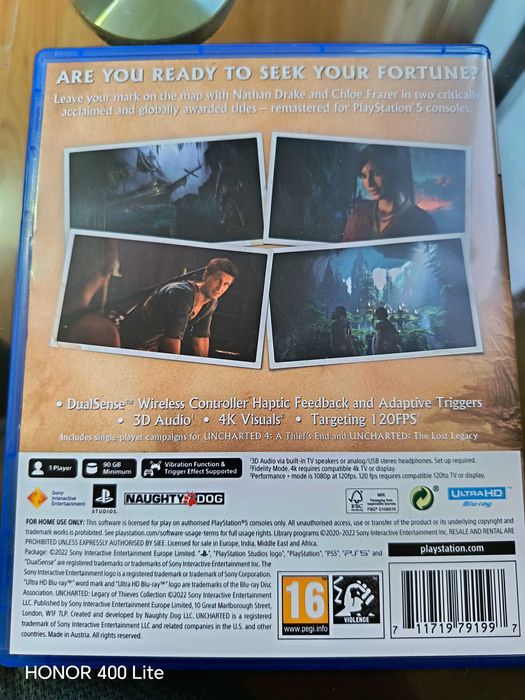 Joc Uncharted Legacy of Thieves collection PS5