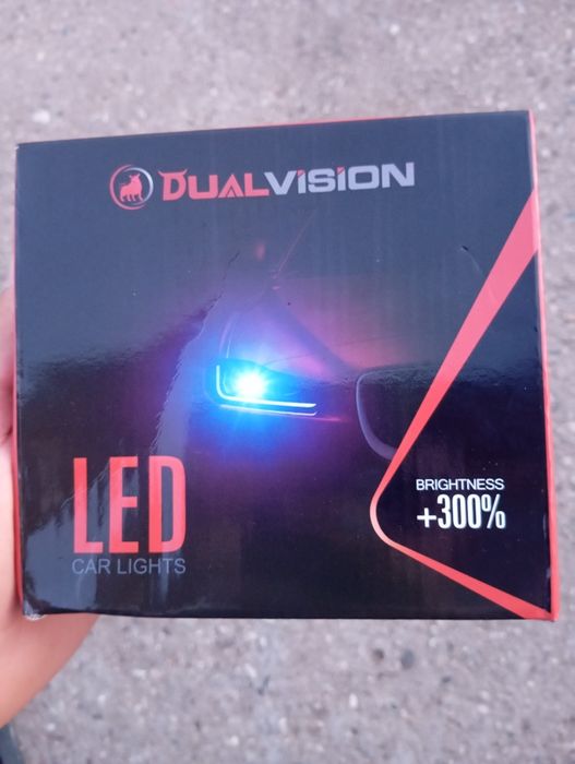 LED крушки H7 за кола – Мощни и бели (6500K), комплект 2 бр.