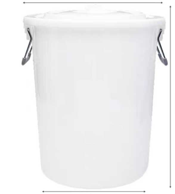 кофа с капак и метални дръжки 50,80,120,200л