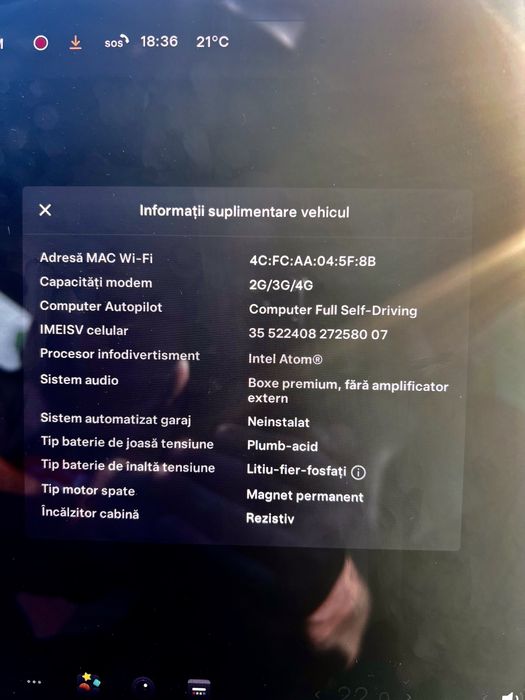 Tesla Model 3 SR+, baterie LFP 90%, an 12.2020  Autopilot 3