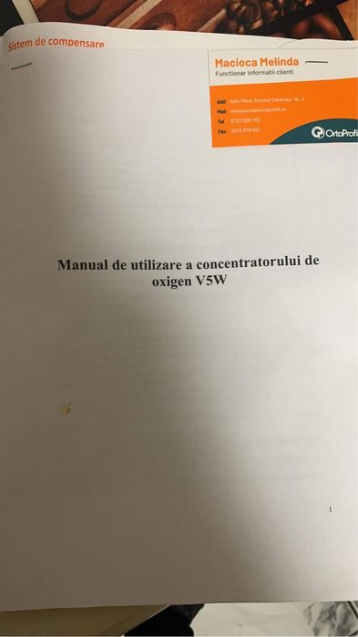 Concentrator de oxigen