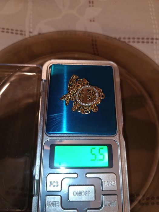 Lanț cu pandantiv, aur, 5.5 gr