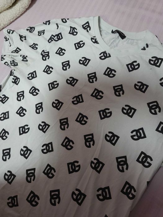 Dolce & Gabbana DG Monogram Printed T-Shirt Bărbați