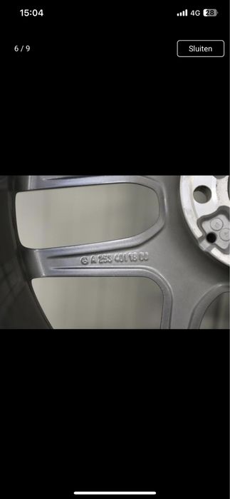 Мерцедес джанти 19 цола GLC ( зимни гуми )