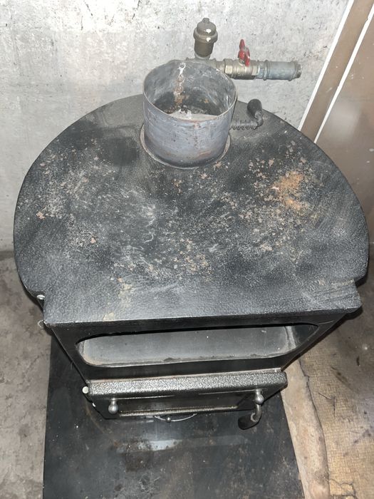 Камина на дърва с водна риза