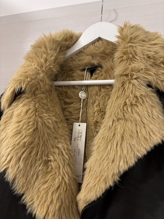 Haină de piele îmblănita Denny Rose nouă