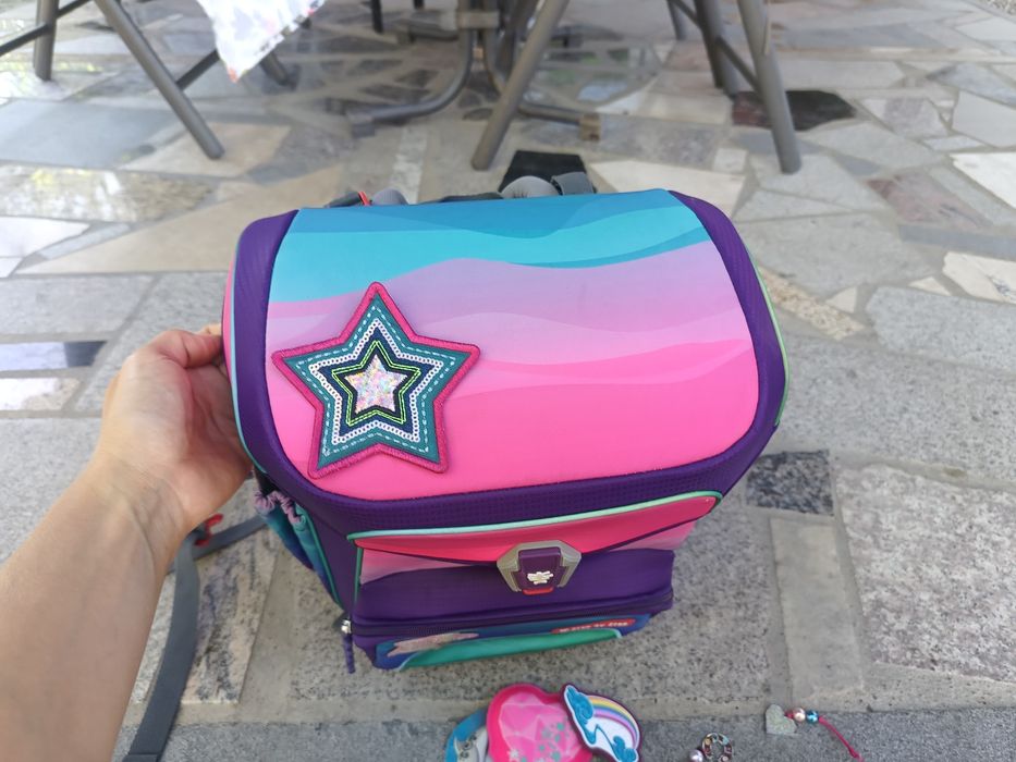 Немска ученическа раница Step by step за 1-4 клас