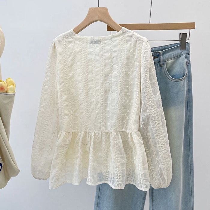 Новая белая блузка