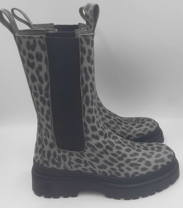Ghete chelsea lux dama COPENHAGEN STUDIOS ed.limitata X OH APRIL piele naturala fina 39