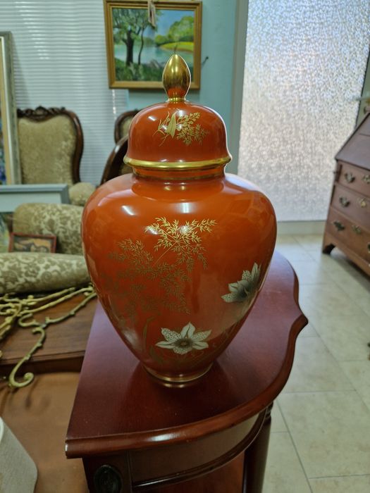 Рядка антикварна колекционерска порцеланова урна купа Rosenthal