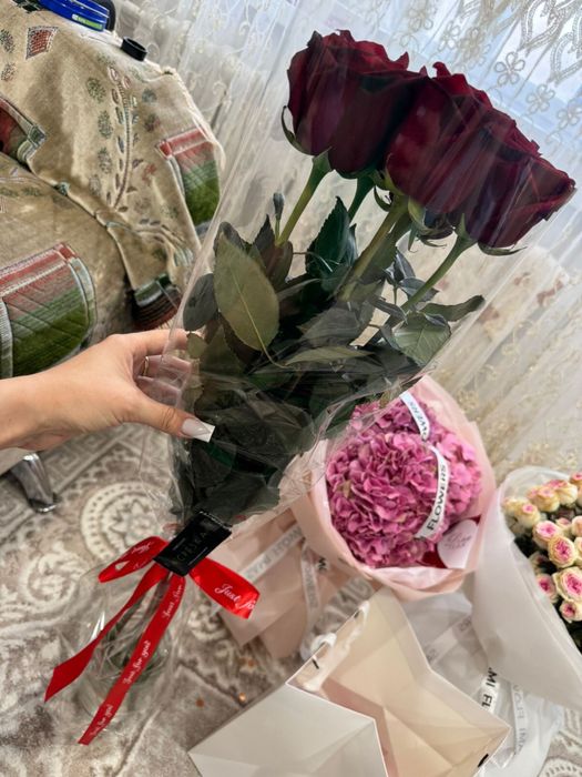 Букет из свежих роз