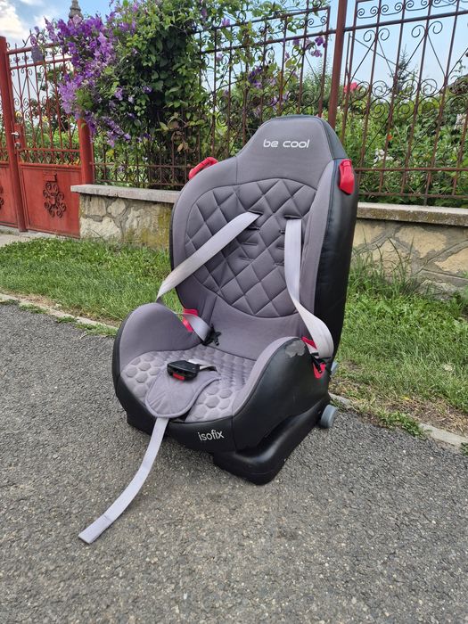 Scaun auto gri copii cu isofix becool