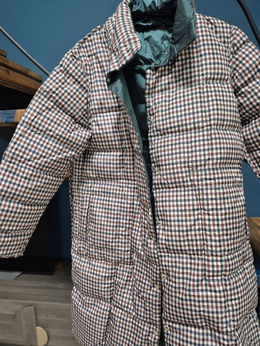 Яке с две лица с естествен пух