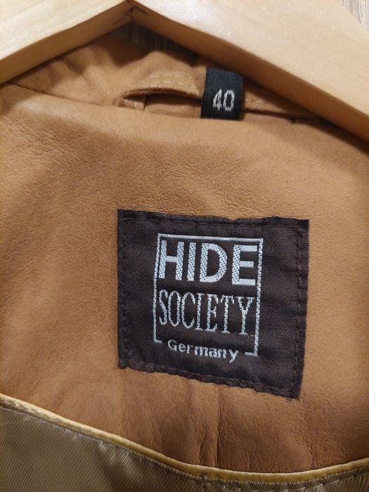 Geaca piele Hide Society de femei, masura 40