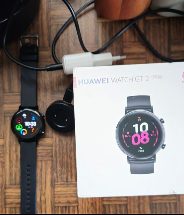 Часовник Smartwatch Huawei Watch GT 2, 42 мм, Matte Black