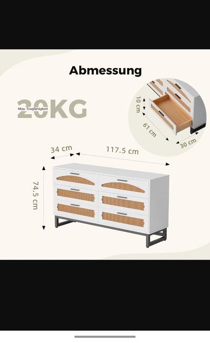 Comoda lemn lemn furniruit